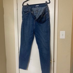 High waisted good American jeans